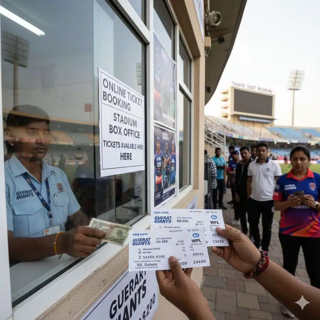 Tickets For Gujarat Giants Matches In Stadium Box Office