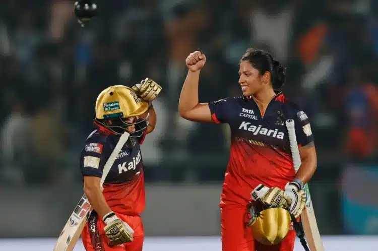 202/4 vs Gujarat Giants Women – 14 February 2025
