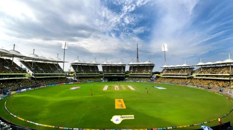 Chepauk Stadium in Chennai
