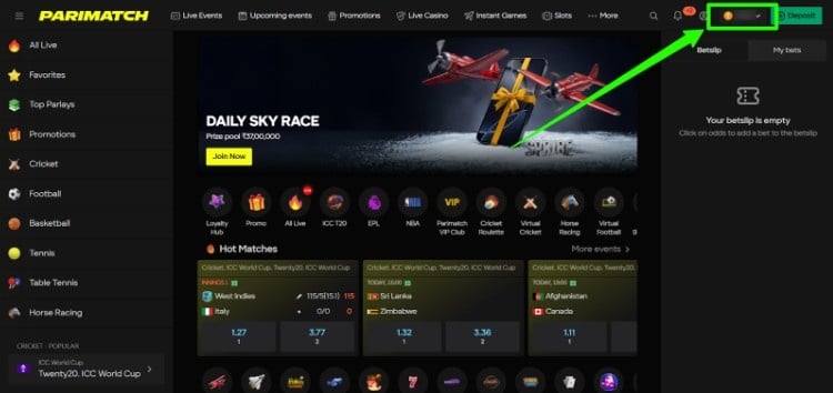 Log in to your app or website