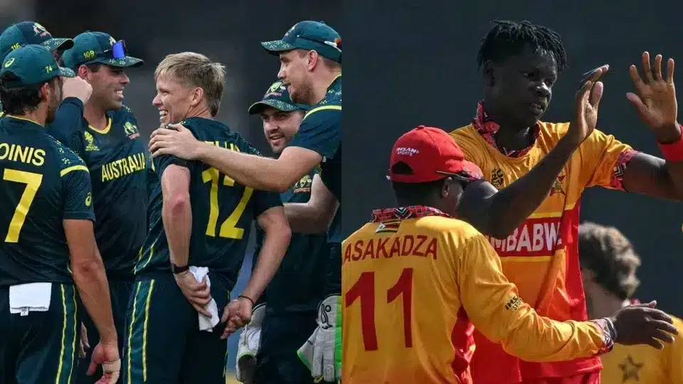 ZIM vs AUS 19th T20 WC Match Highlights