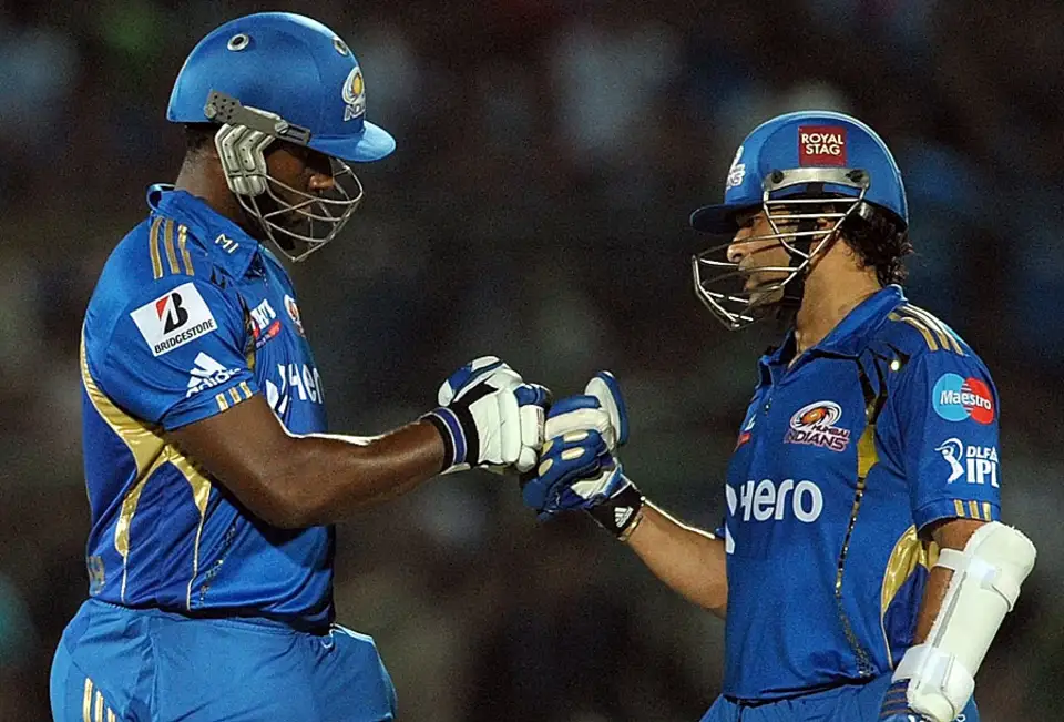 Dwyane Smith - Sachin Tendulkar Partnership against RR Dwyane Smith - Sachin Tendulkar Partnership against RR
