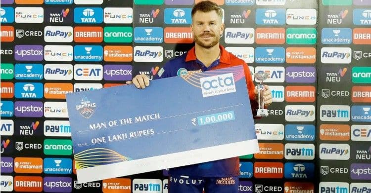 David Warner – 18 Man of the Match Awards
