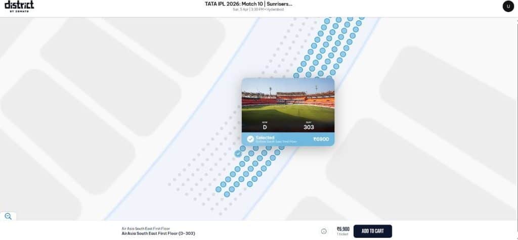 Step 3: SRH vs LSG IPL 2026 Match 10 Ticket Booking Guide Step 3: SRH vs LSG IPL 2026 Match 10 Ticket Booking Guide