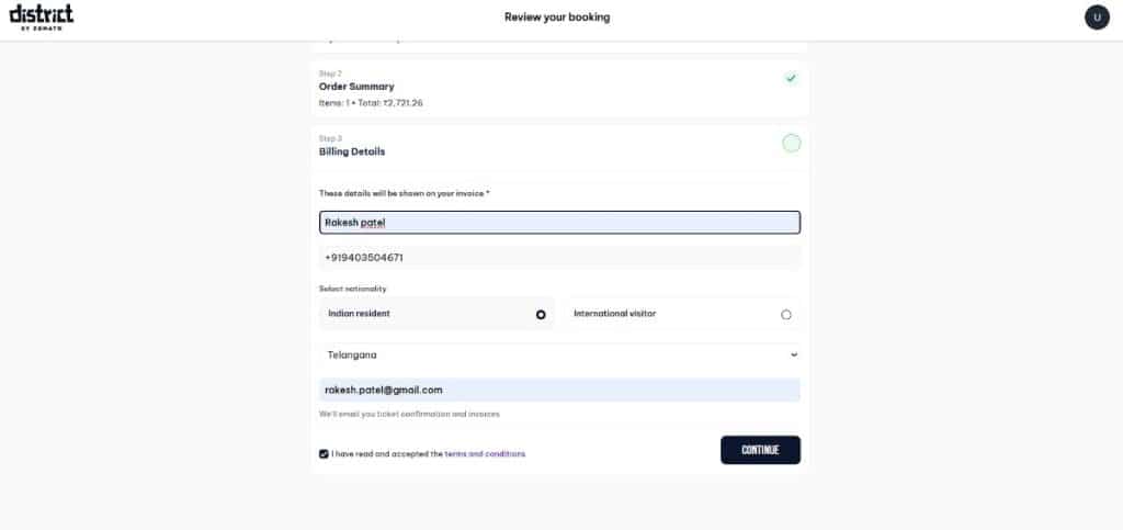 Review Order Summary Review Order Summary