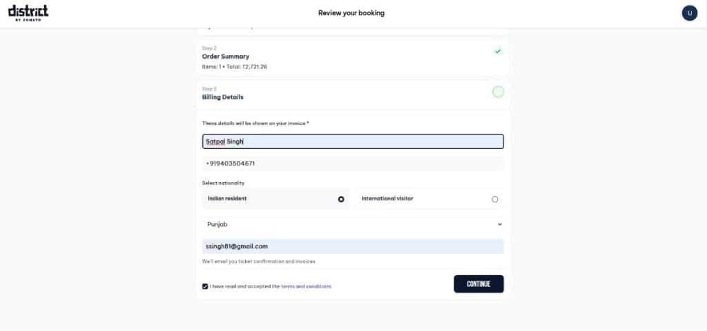Step 7: SRH IPL 2026 Ticket Booking Guide