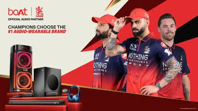 boAt Returns as RCB's Audio Partner for IPL 2026