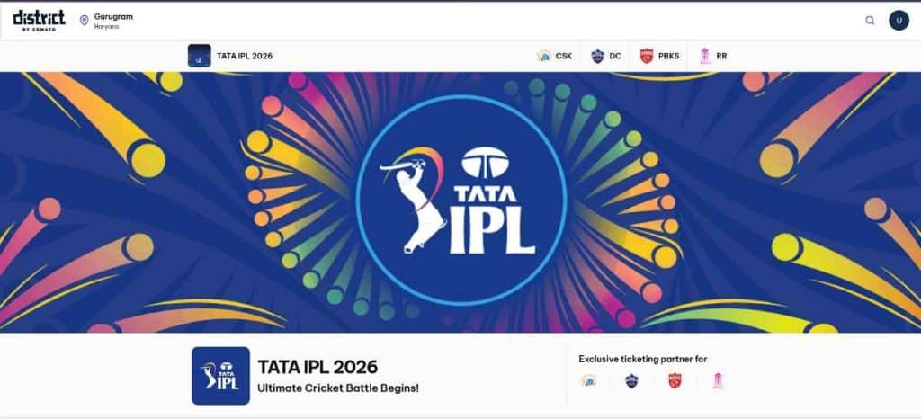  Open the IPL 2026 page