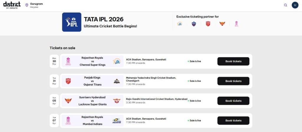 Step 1: Punjab Kings IPL 2026 Tickets Booking Guide Step 1: Punjab Kings IPL 2026 Tickets Booking Guide