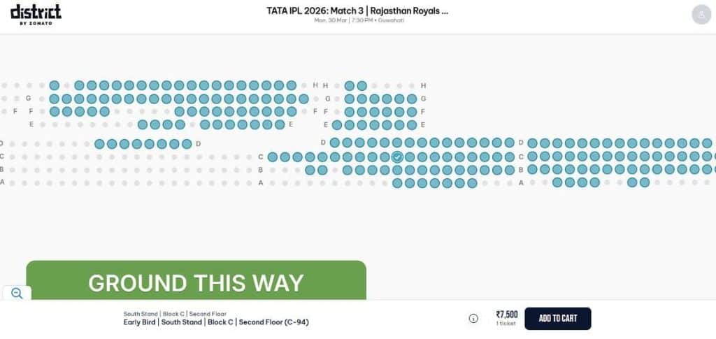 Step by Step Guide for Book Tickets for RR matches at ACA Stadium Step by Step Guide for Book Tickets for RR matches at ACA Stadium