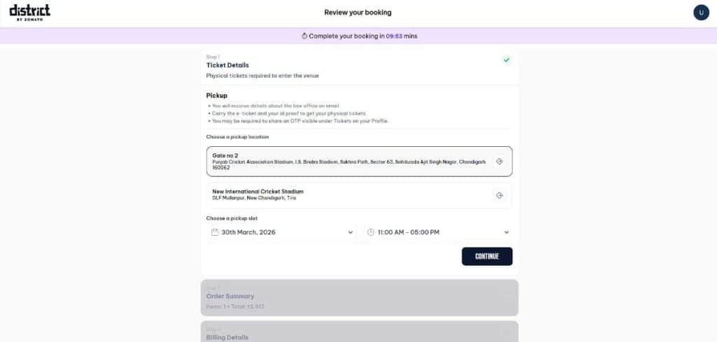 Step 5: Punjab Kings IPL 2026 Tickets Booking Guide Step 5: Punjab Kings IPL 2026 Tickets Booking Guide