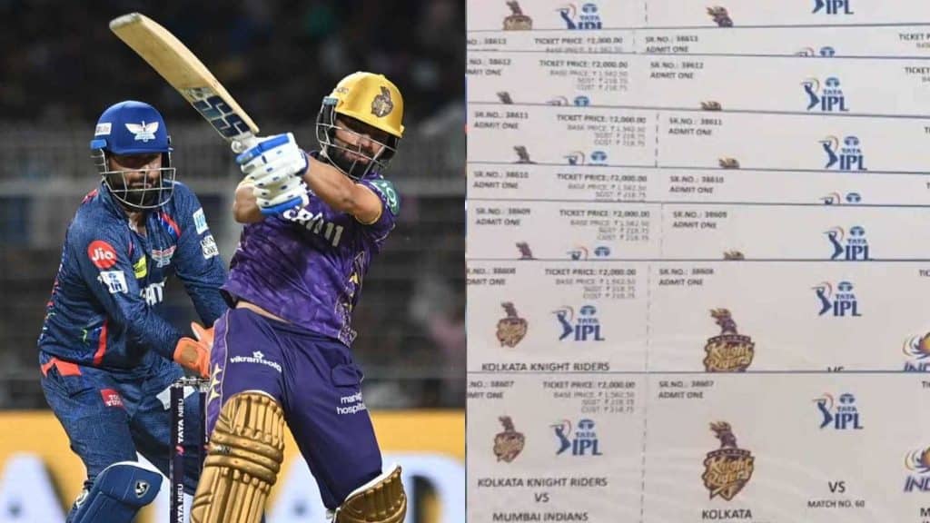 KKR vs LSG IPL 2026 Match 15 Tickets