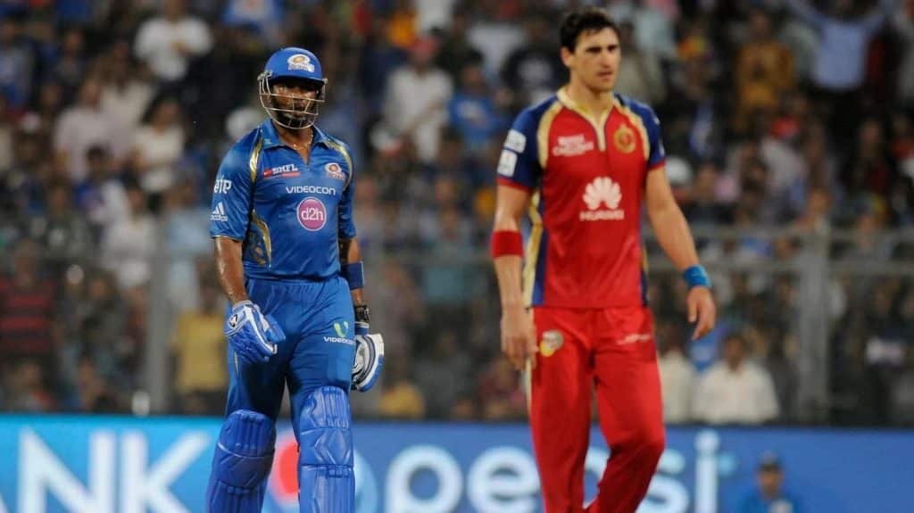 MI vs RCB Head-to-Head Record MI vs RCB Head-to-Head Record