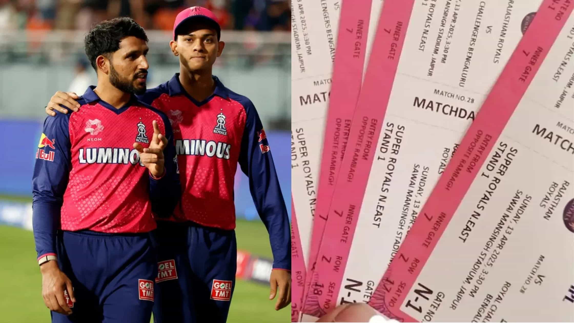 RR IPL 2026 Tickets: Prices, Booking Guide & Match Schedule
