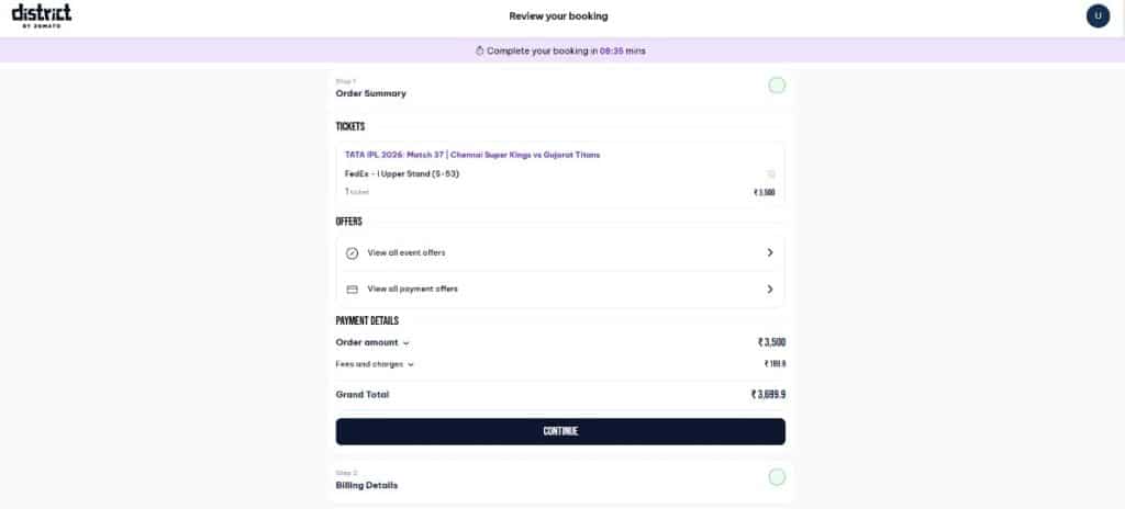 Review Order Summary & Apply Offers