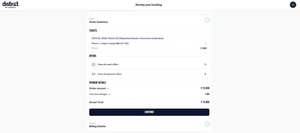 Review Order Summary & Apply Offers