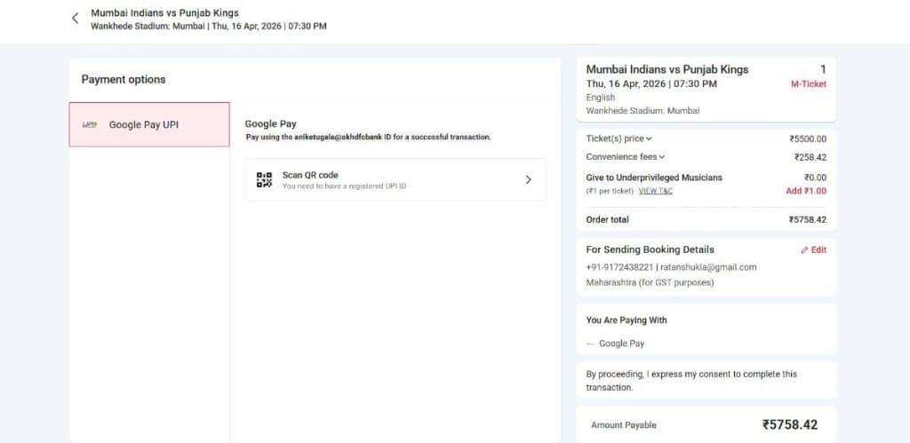 Payment options Payment options