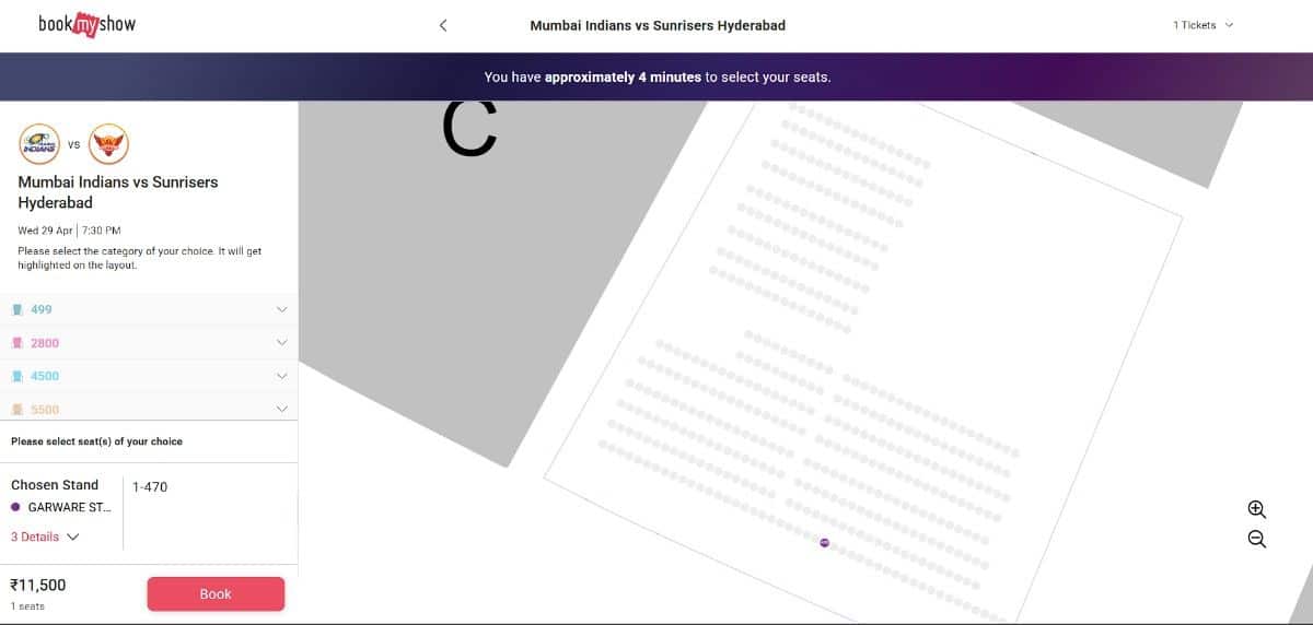 Pick Your Price Category and Stand