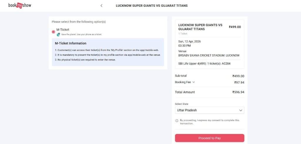 Fill in Contact Details