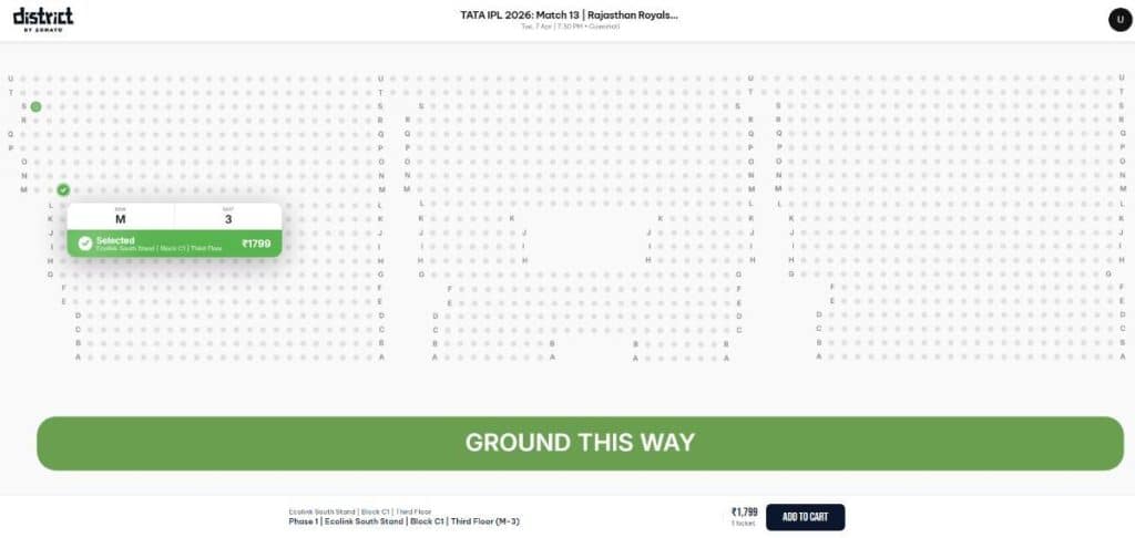 Pick Your Exact Seat Pick Your Exact Seat