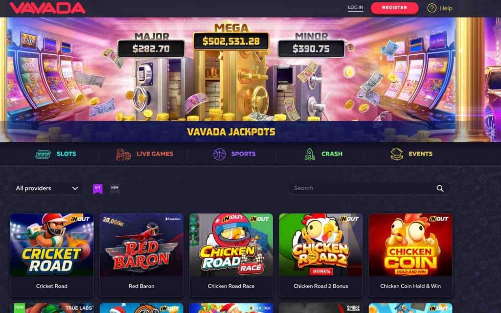 Vavada Homepage