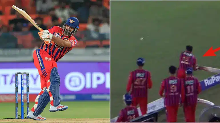 Avesh Khan Boundary Incident vs SRH Avesh Khan Boundary Incident vs SRH