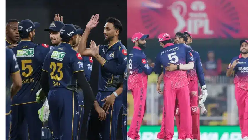 GT vs RR Head to Head