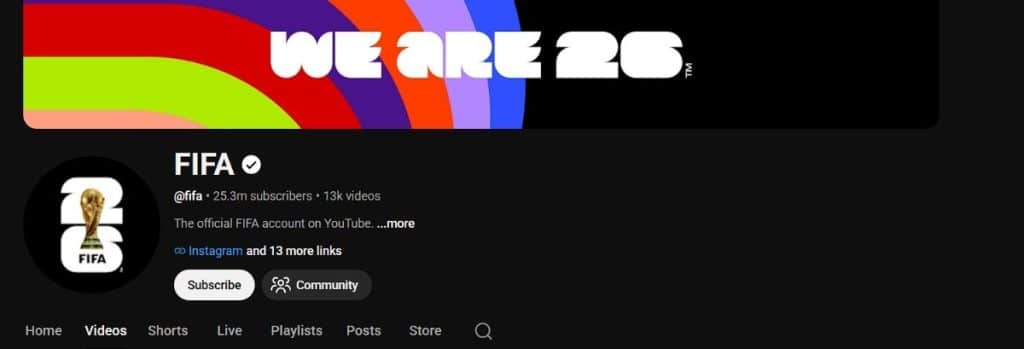 FIFA Official YouTube 