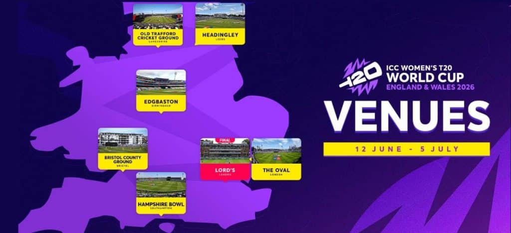 ICC Women's T20 World Cup 2026 Venues