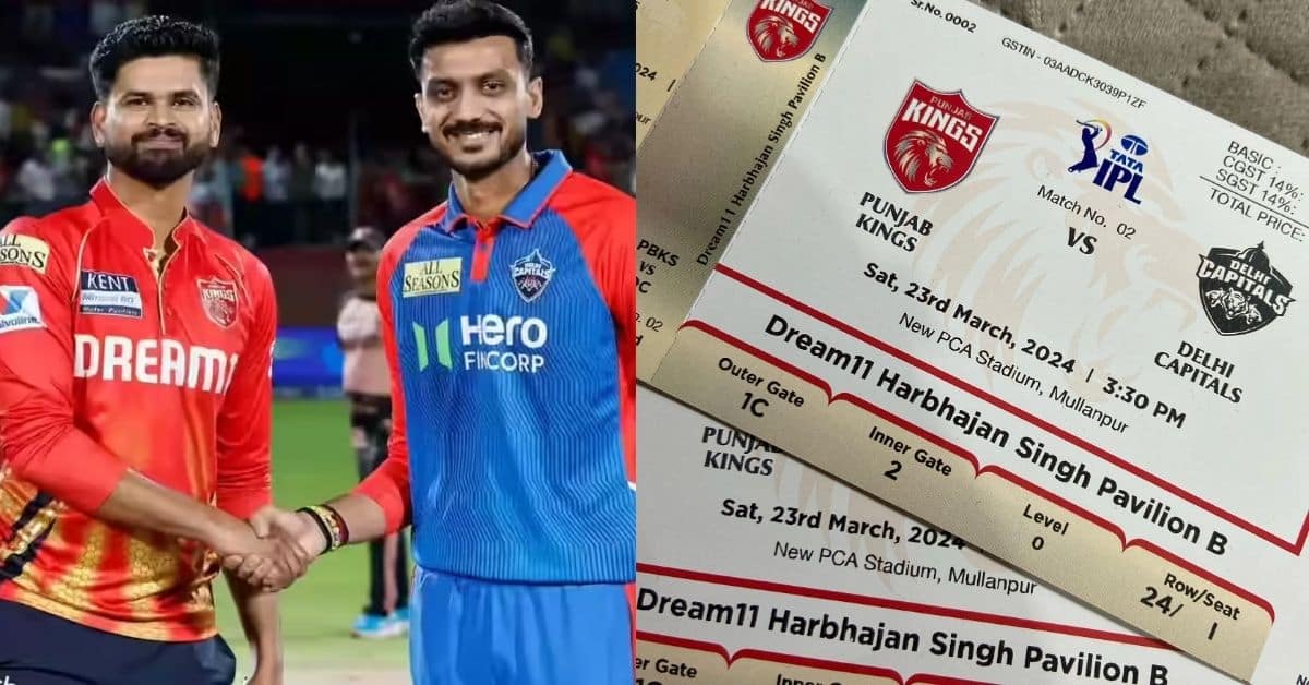 PBKS vs DC IPL 2026 Match 55 Tickets: Prices & Booking Details