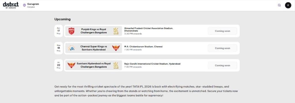 PBKS vs RCB IPL 2026 Match 61 Ticket Booking Guide