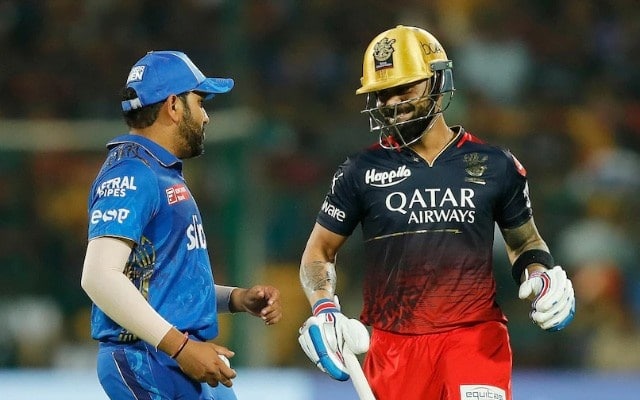 RCB vs MI Head-to-Head Record