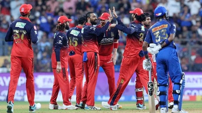 RCB vs MI Record