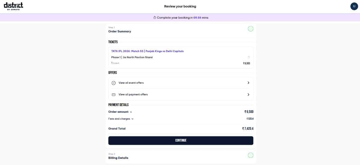 Review Your Order Summary