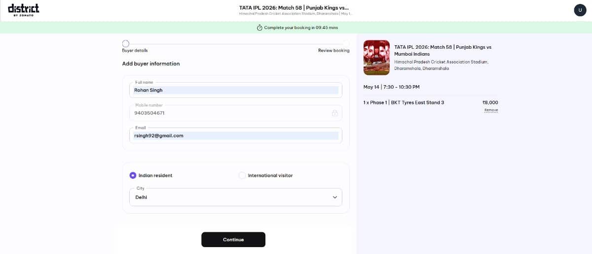 View Stand Details and Add to Cart