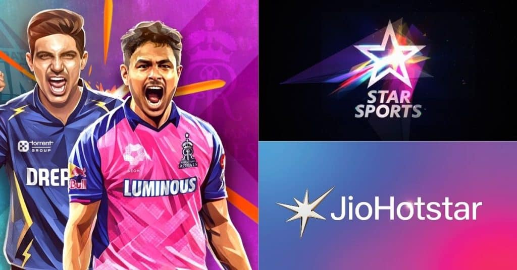 Where To Watch RR vs GT IPL 2026 Match 52
