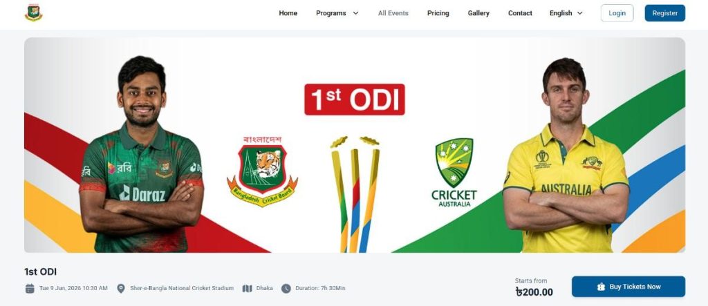  S3 Australia Tour of Bangladesh 2026 Tickets Booking Guide