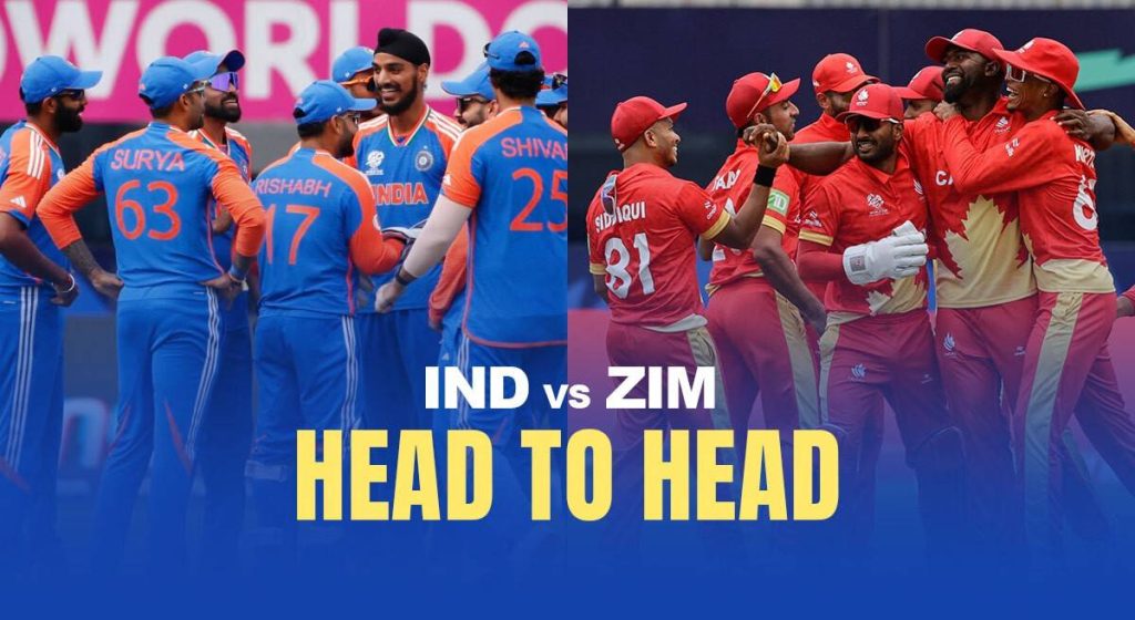 India vs Zimbabwe Head-to-Head Record
