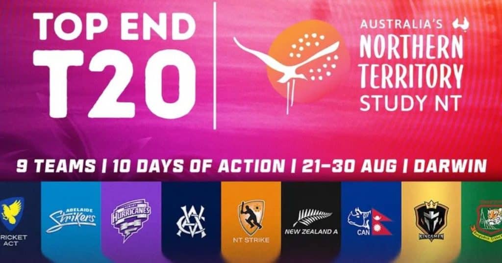 Top End T20 League 2026 Points Table